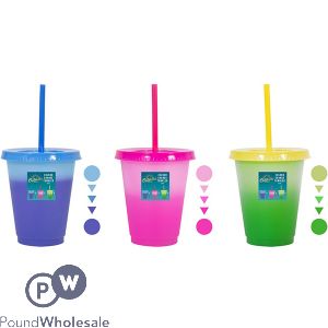 Bello Colour-Changing Tumbler 450ml Assorted Colours