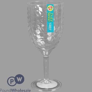 Bello Plastic Dimple Wine Goblet 400ml