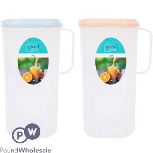 Cookhouse Fridge Door Jug 1.8ltr 2 Assorted Colours