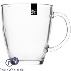 Mad About Mugs Clear Glass Mug 12oz