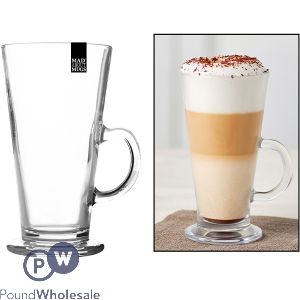 Mad About Mugs Glass Latte Coffee Mug 300ml