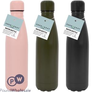 Coco & Gray Stainless Steel Water Bottle 750ml Assorted Colours