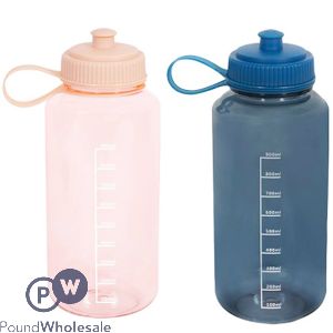 Pull-up Sipper Sports Water Bottle 1l Assorted Colours