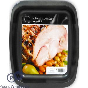 Non-stick Oblong Roaster 33 X 25.5 X 3.5cm