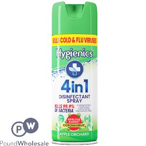 HYGIENICS 4-IN-1 APPLE ORCHARD DISINFECTANT SPRAY 400ML