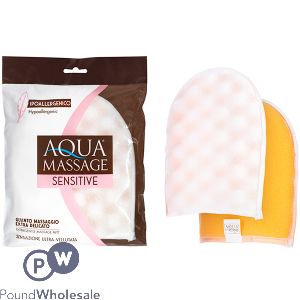 Aqua Hypoallergenic Sensitive Gentle Massage Mitt