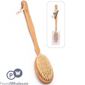 Aqua Natural Bristle Wooden Massage Brush