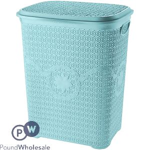 Knit Laundry Hamper Box