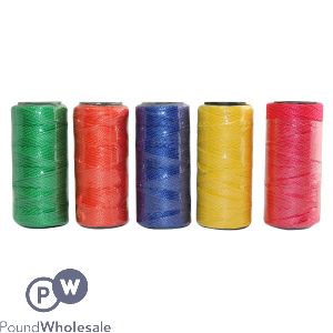 NYLON TWINE MULTIPURPOSE STRING ASSORTED COLOURS 