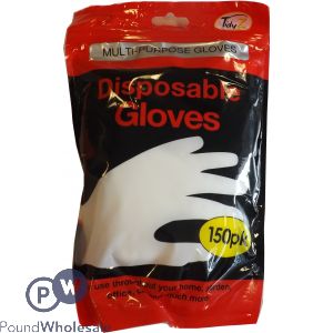 TIDYZ MULTIPURPOSE DISPOSABLE GLOVES 150 PACK