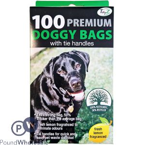 TIDYZ PREMIUM EXTRA STRONG DOGGY BAGS 100 PACK