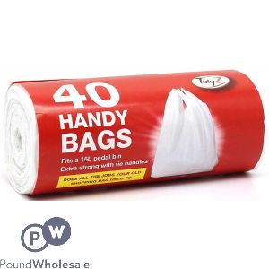Tidyz Handy Bags 15L 40 Pack