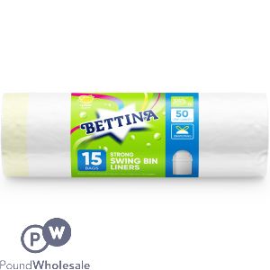 BETTINA 15 STRONG SWING BIN LINERS 50L