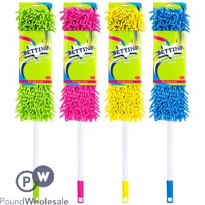 BETTINA CHENILLE MOP WITH HANDLE ASSORTED COLOURS 