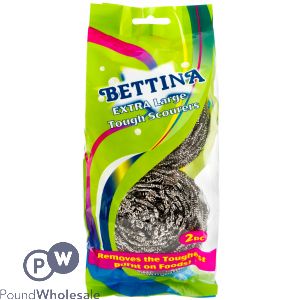 BETTINA EXTRA LARGE TOUGH SCOURERS 2 PACK