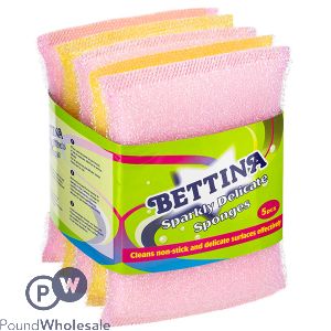 Bettina Sparkly Delicate Scourers 5pc