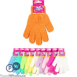 Bettina Exfoliating Massage Glove Assorted Colours 