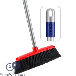 SPAZIO BROOM SET WITH SILVER HANDLE