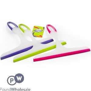 Bettina Streak-Free Window Squeegee 3 Assorted Colours