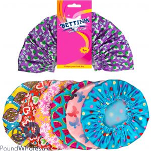 Bettina Lined Shower Caps Assorted Colours