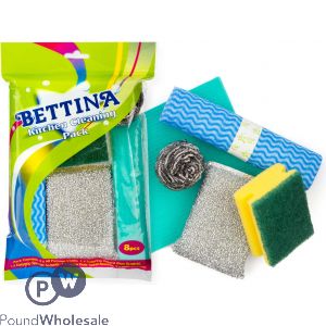 Bettina Kitchen Cleaner Kit 8pc