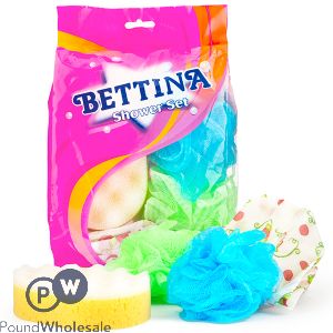 BETTINA BATH &amp; SHOWER SET 4PC