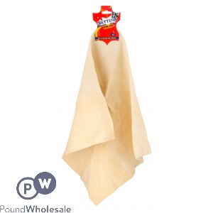 Bettina Natural Chamois Leather Cloth 30cm X 30cm