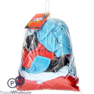 BETTINA ASSORTED MICROFIBRE CAR RAGS BAG