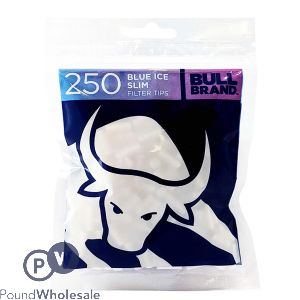 Bull Brand Blue Ice Slim 6mm Filter Tips 250pc