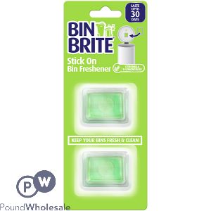 Bin Brite Citronella & Lemongrass Stick-on Bin Freshener 2 Pack