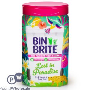 Bin Brite Lost In Paradise Bin Odour Neutraliser 500g