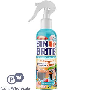 Bin Brite Mediterranean Sun Bin Odour Neutraliser Spray 400ml