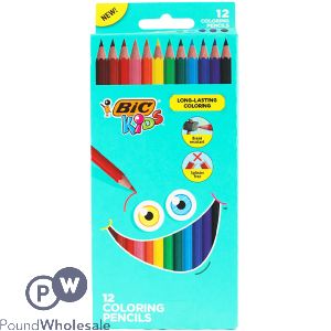 Bic Kids Assorted Colouring Pencils 12 Pack