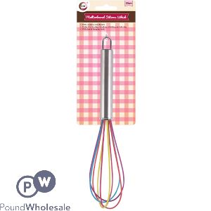 DID MULTICOLOURED SILICONE WHISK 25CM