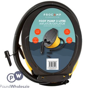 PROCAMP FOOT PUMP 3L