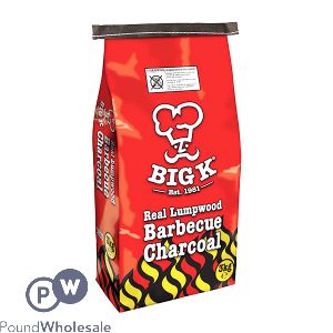 BIG K REAL LUMPWOOD BARBECUE CHARCOAL 3KG