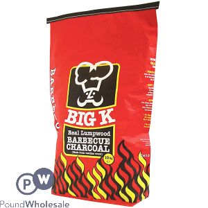 BIG K REAL LUMPWOOD BARBECUE CHARCOAL 10KG