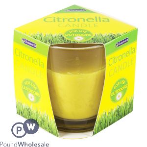 CHATSWORTH CITRONELLA OUTDOOR FRAGRANCED GLASS CANDLE