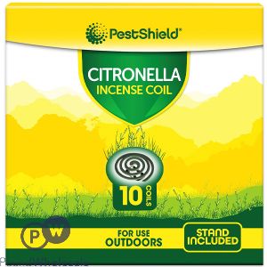 PESTSHIELD CITRONELLA INCENSE COILS 10 PACK