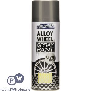Car Pride Alloy Wheel Silver Gloss Spray Paint 400ml