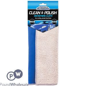 Car Pride Clean &amp; Polish Microfibre Cloth