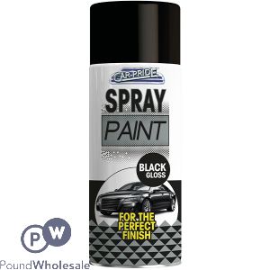 Car Pride Black Gloss Spray Paint 400ml