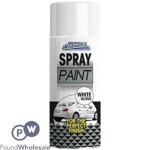 Car-pride White Gloss Spray Paint 400ml