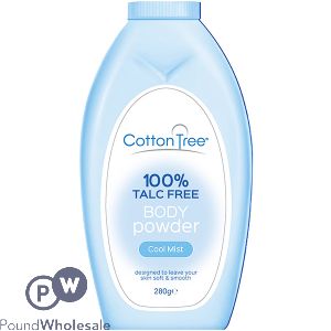 COTTON TREE TALC FREE COOL MIST BODY POWDER 280G