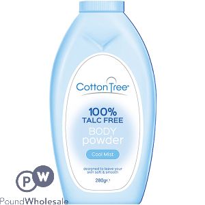 Cotton Tree Talc Free Cool Mist Body Powder 280g