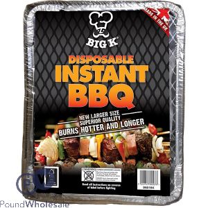 Big K Disposable Instant Bbq