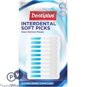 Dentiplus Interdental Soft Picks 40 Pack