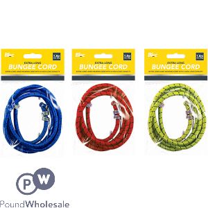 Bloc 30kg Extra Long Bungee Cord 1.8m Assorted Colours