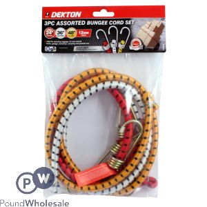 Dekton Assorted Bungee Cord Set