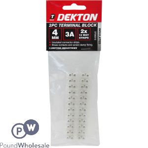 Dekton 2 Piece 4mm Terminal Block